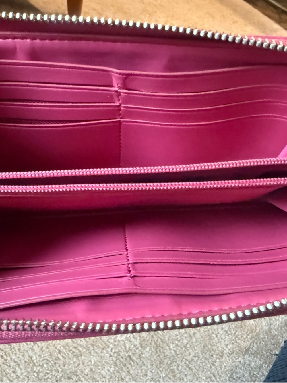 Coach Crossbody With Wallet Set of 2 with Pink Trim - Picture 5 of 16
